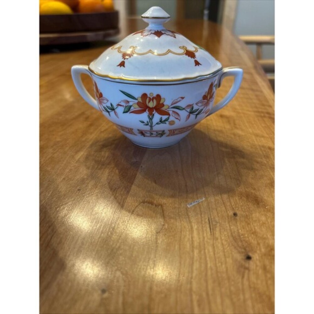Pristine Royal‎ Worcester Chamberlain Sugar Bowl